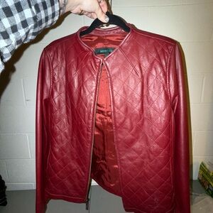 Siena Studio Red Quilted Jacket